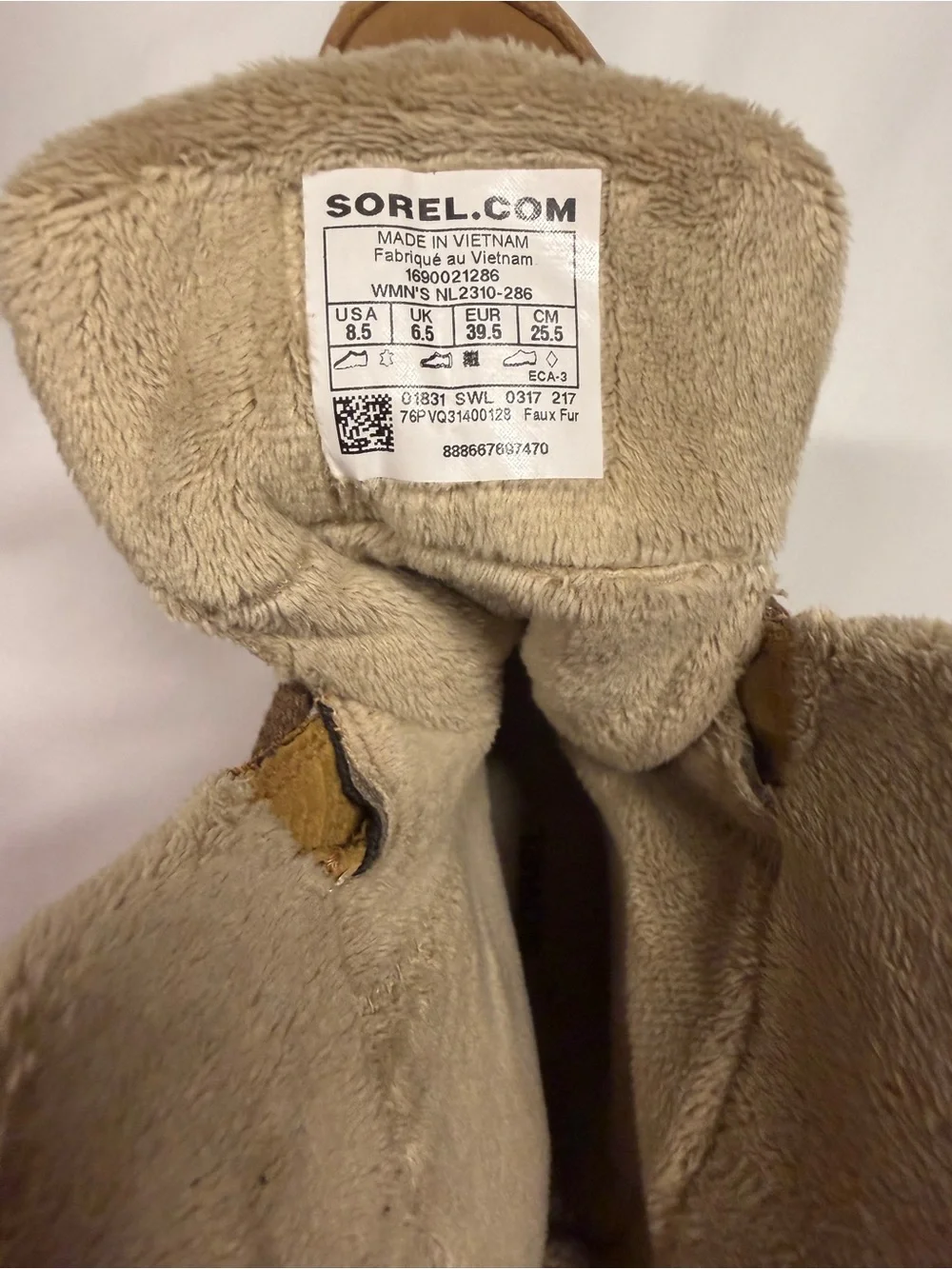 Sorel Waterproof Women 8.5 Calf Height Winter Boots